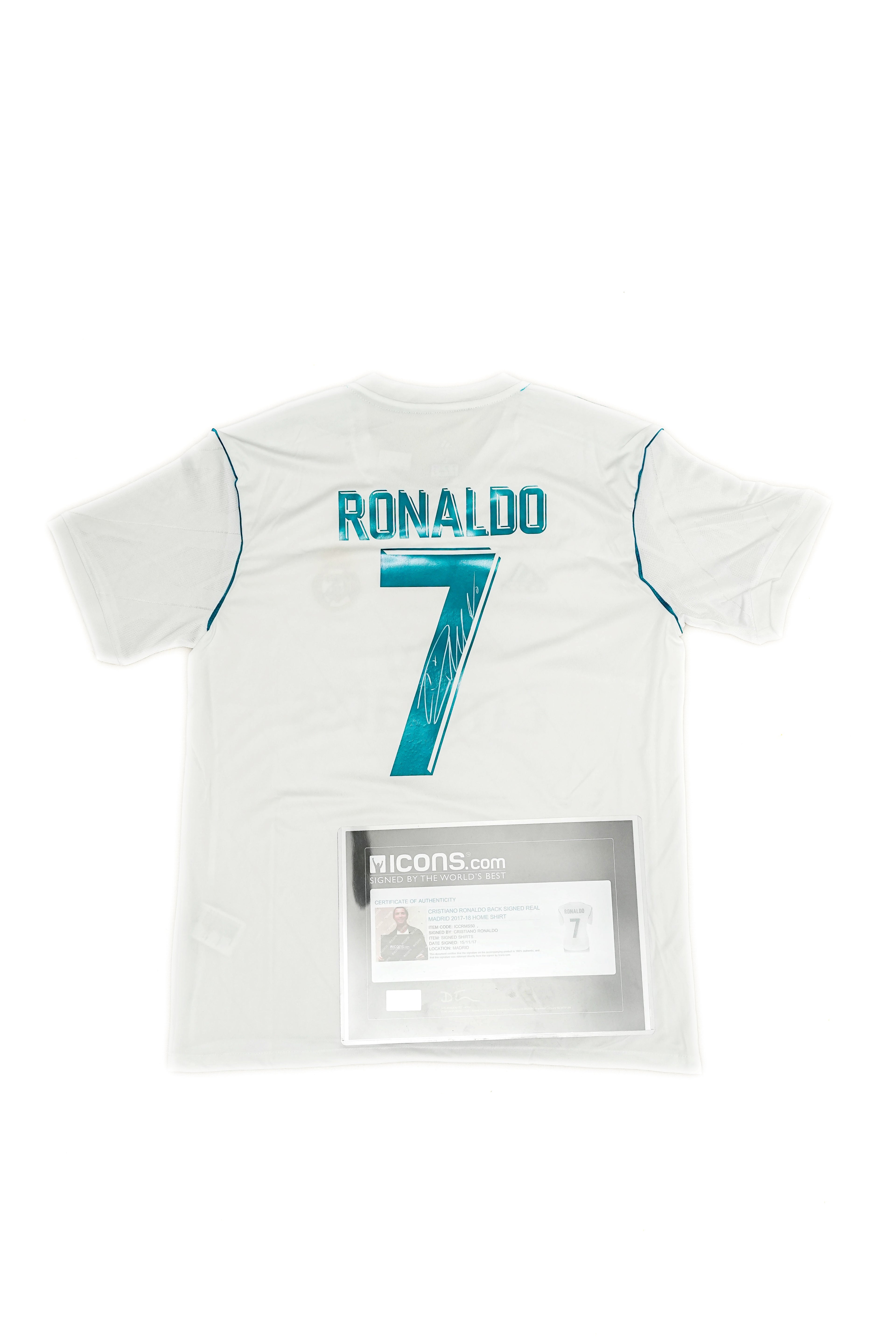 Cristiano Ronaldo - Real Madrid Signed Jersey - Icons COA