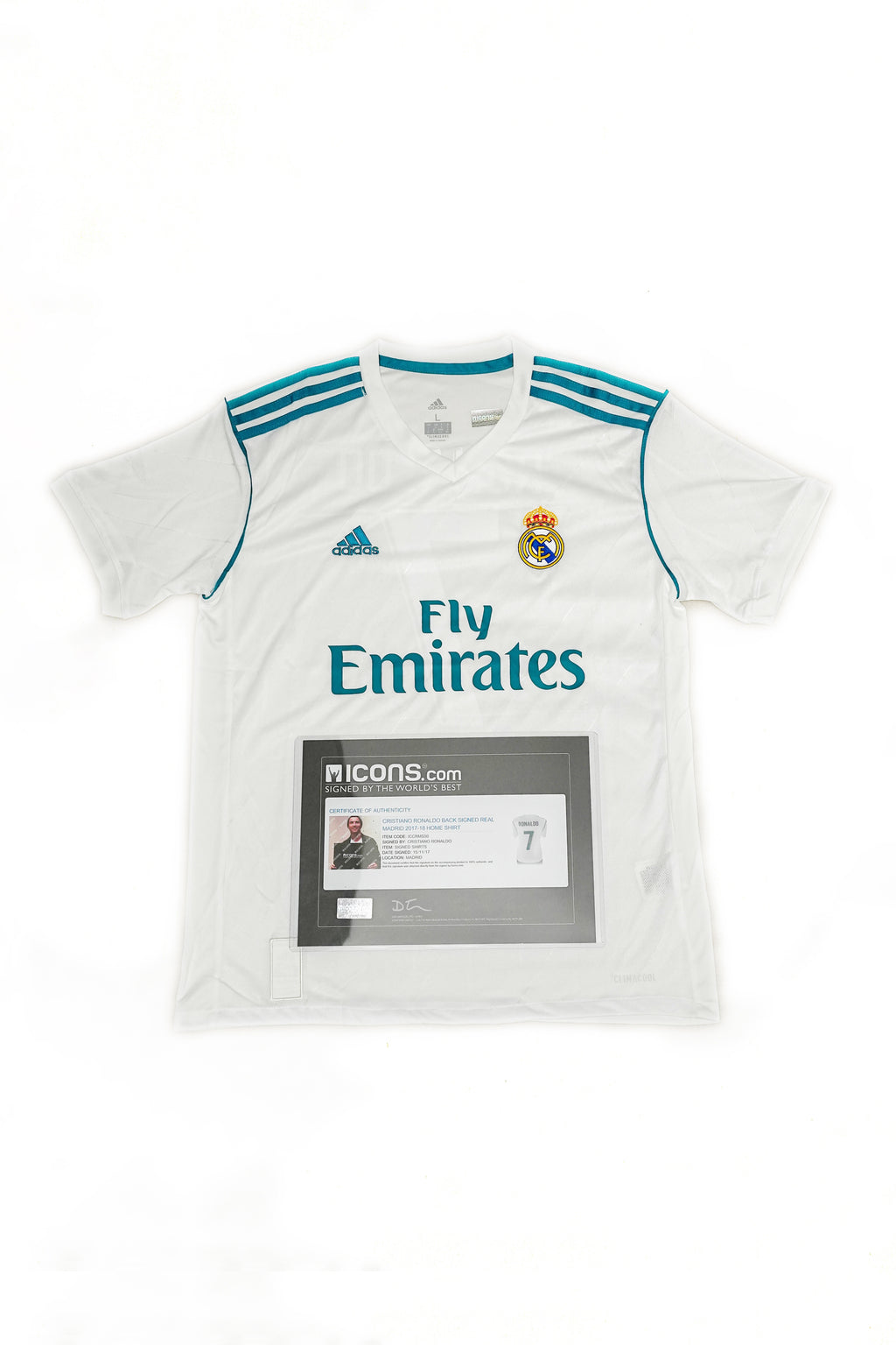 Cristiano Ronaldo - Real Madrid Signed Jersey - Icons COA