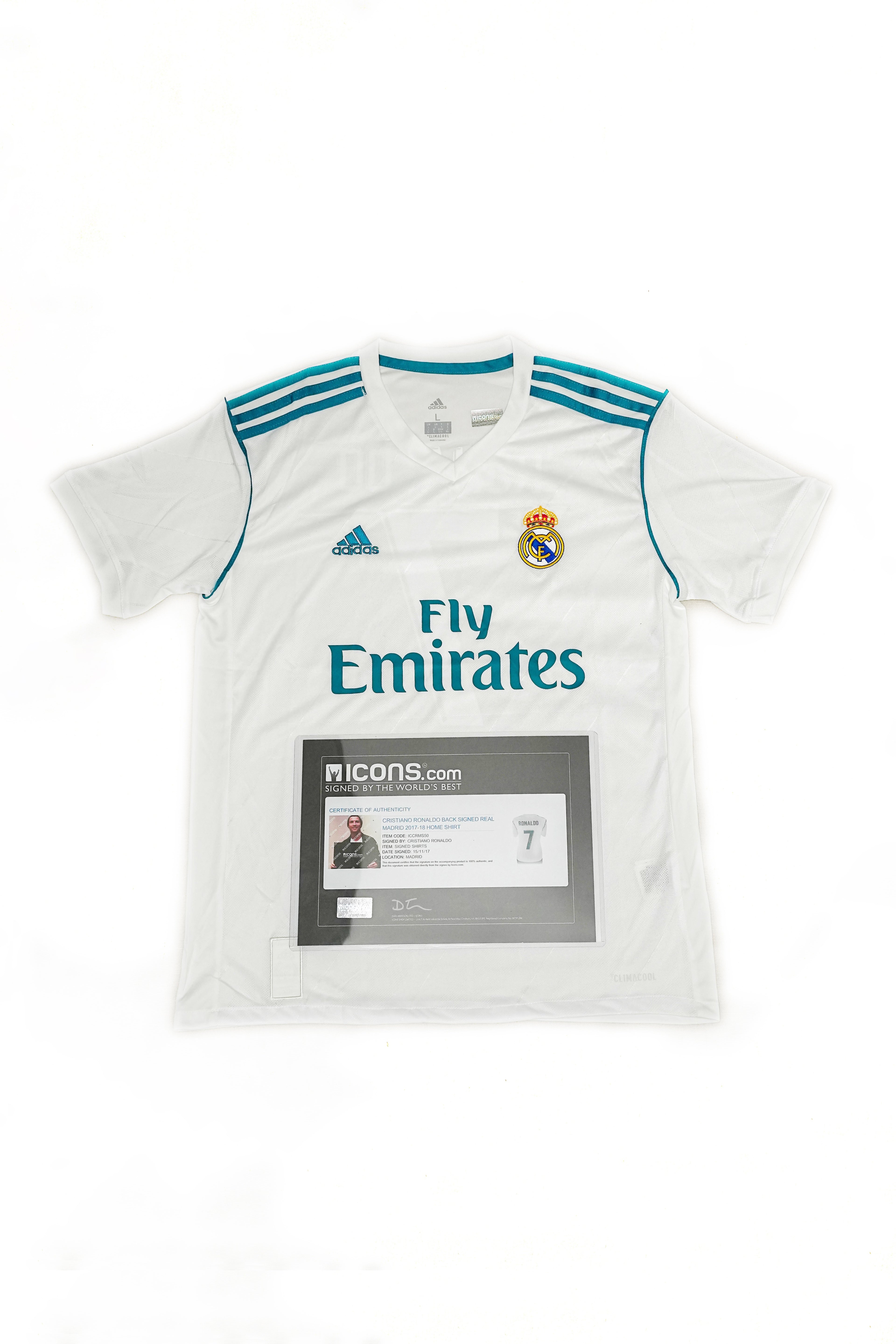 Cristiano Ronaldo - Real Madrid Signed Jersey - Icons COA