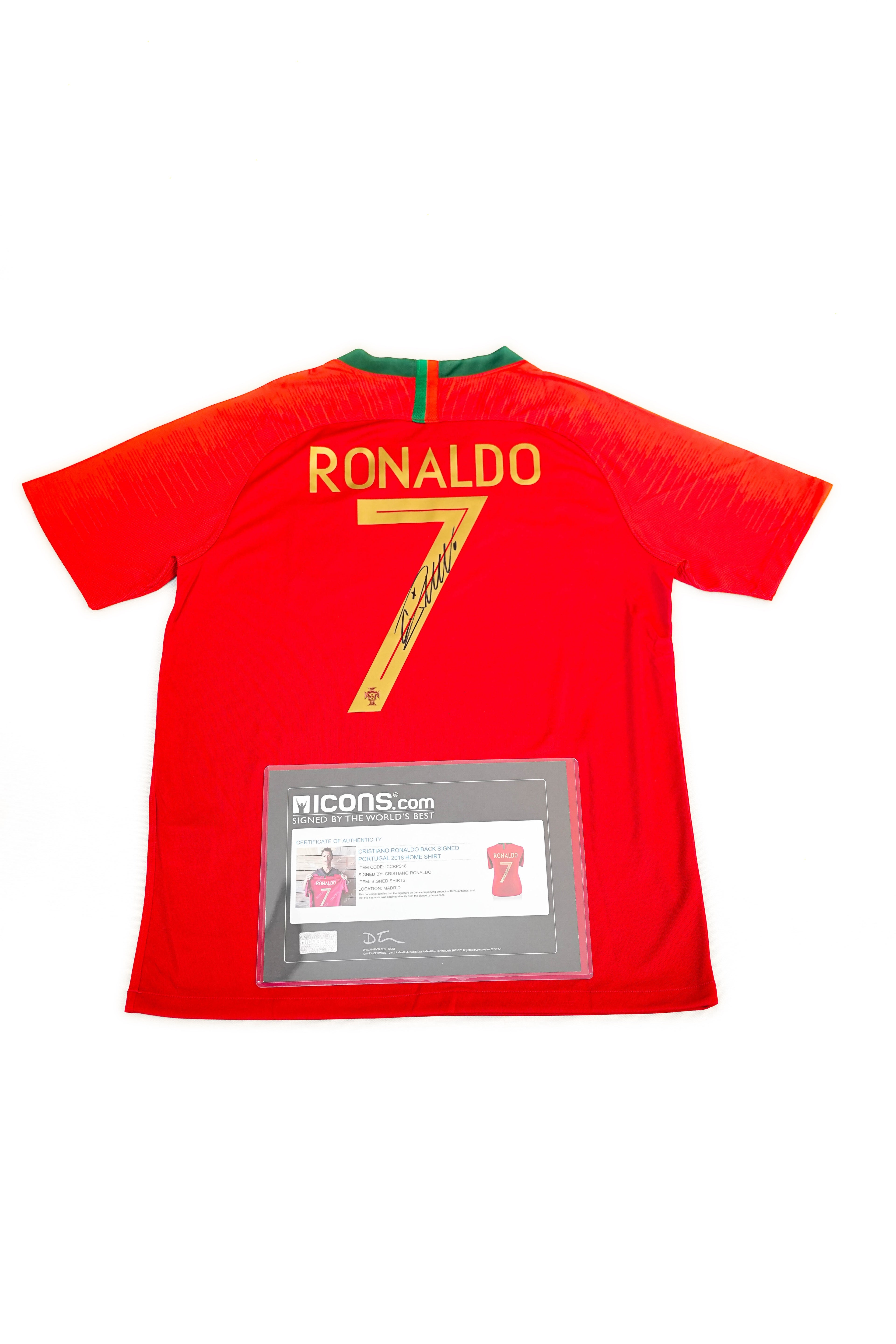 Cristiano Ronaldo - Portugal Signed Jersey - Icons COA