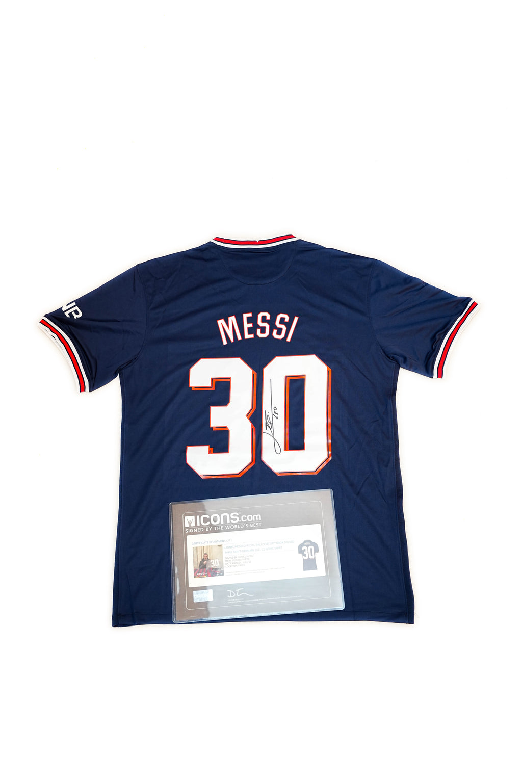 Lionel Messi - Paris Saint-Germain Signed Jersey - Icons COA