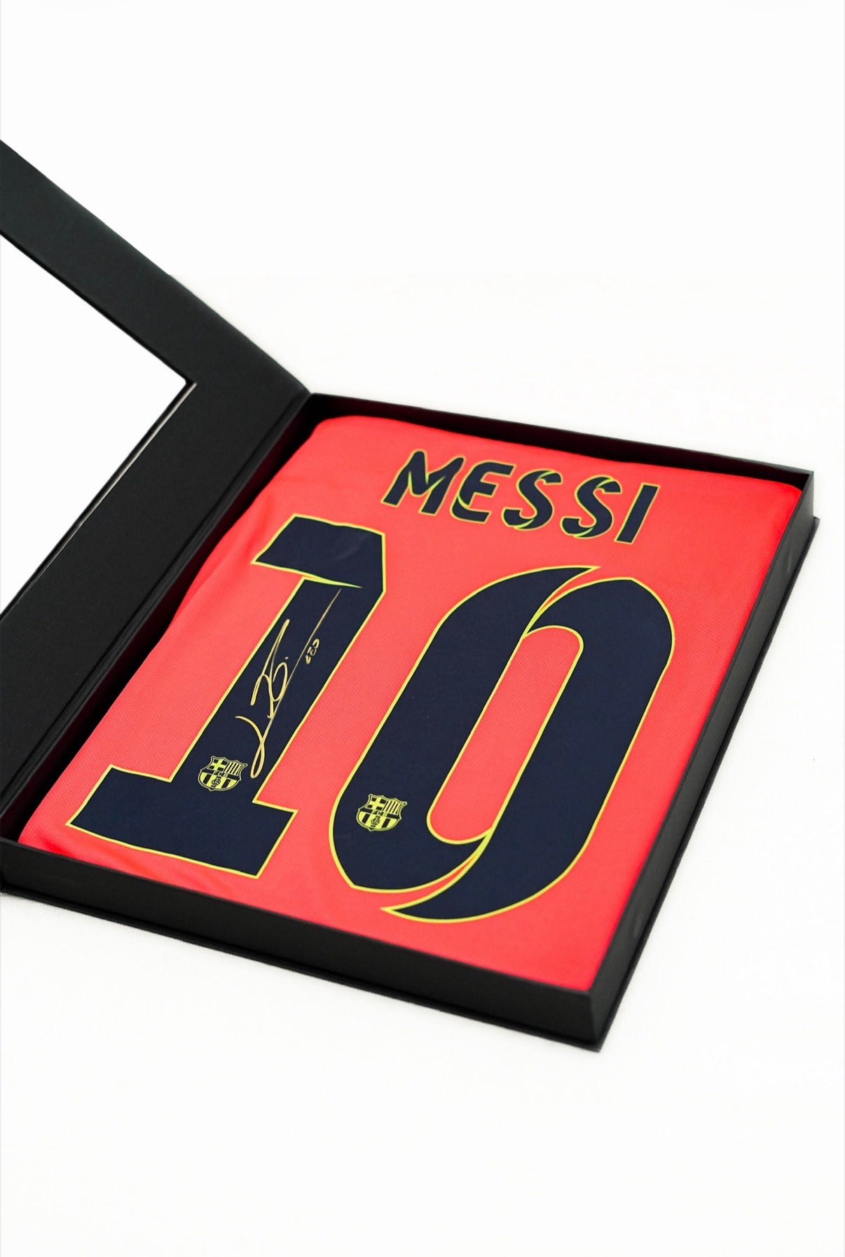 Lionel Messi - Barcelona Signed Jersey - Icons COA