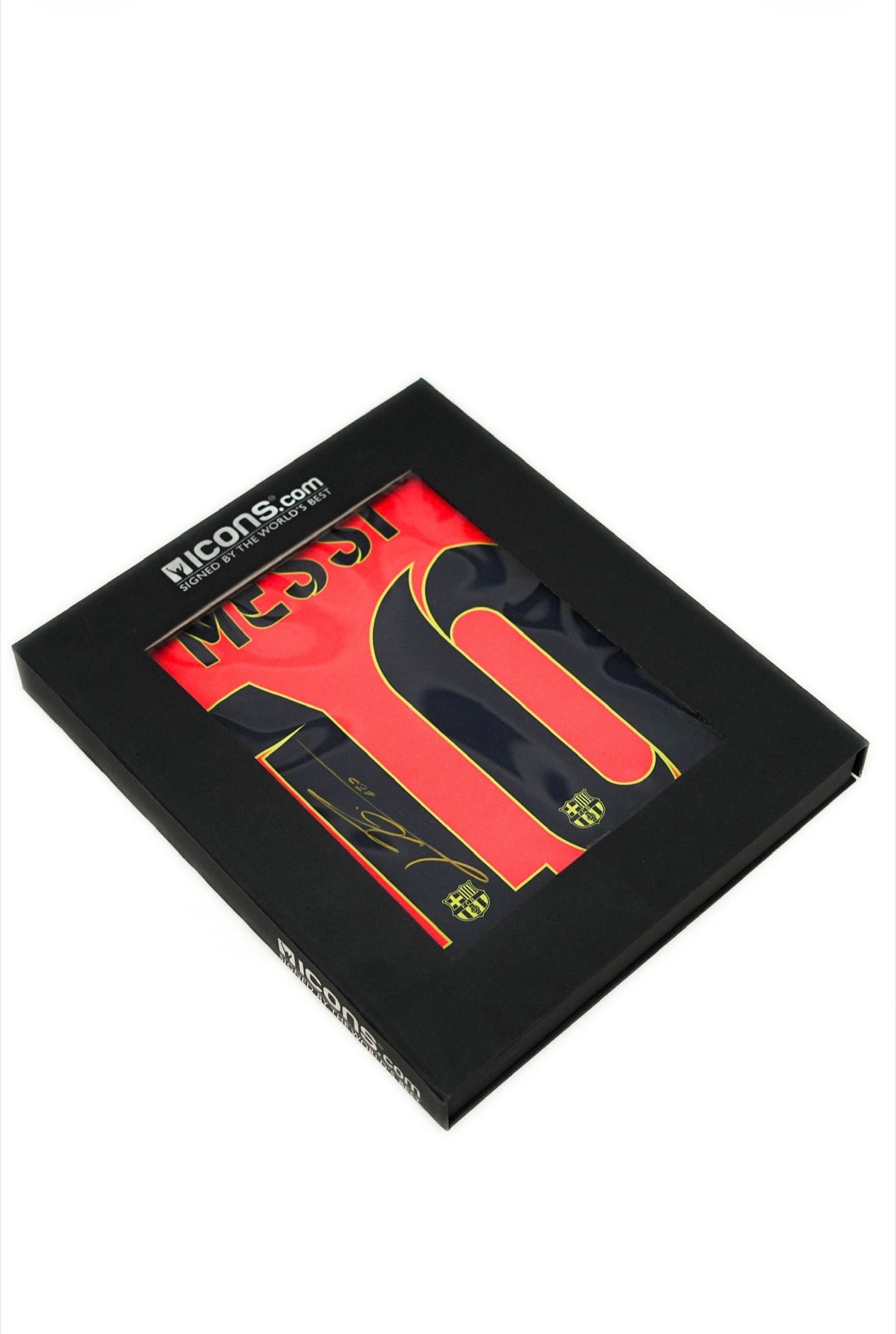 Lionel Messi - Barcelona Signed Jersey - Icons COA