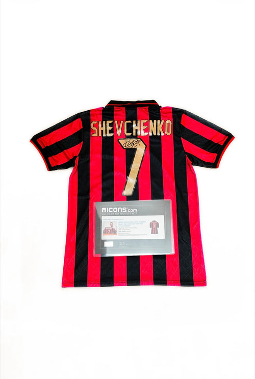 Andriy Shevchenko - AC Milan Signed Jersey - Icons COA
