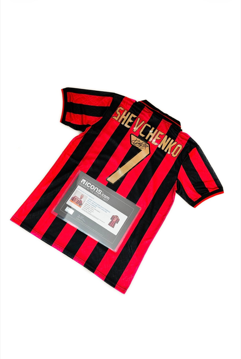 Andriy Shevchenko - AC Milan Signed Jersey - Icons COA