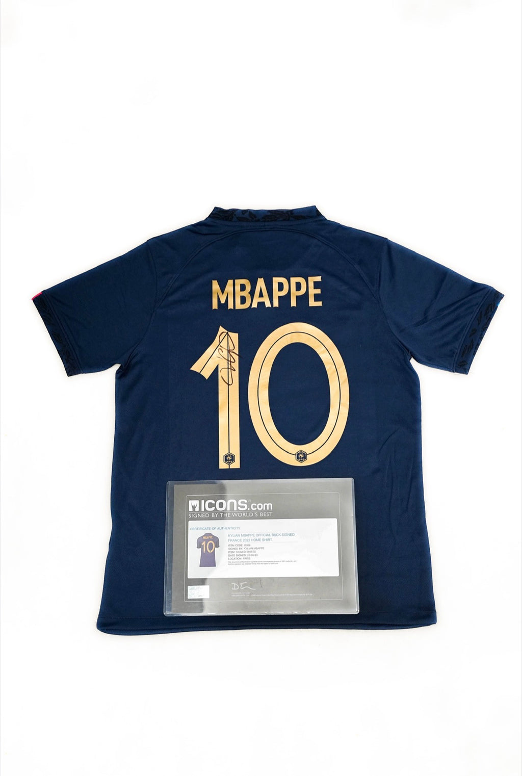 Kylian Mbappé - France Signed Jersey - Icons COA
